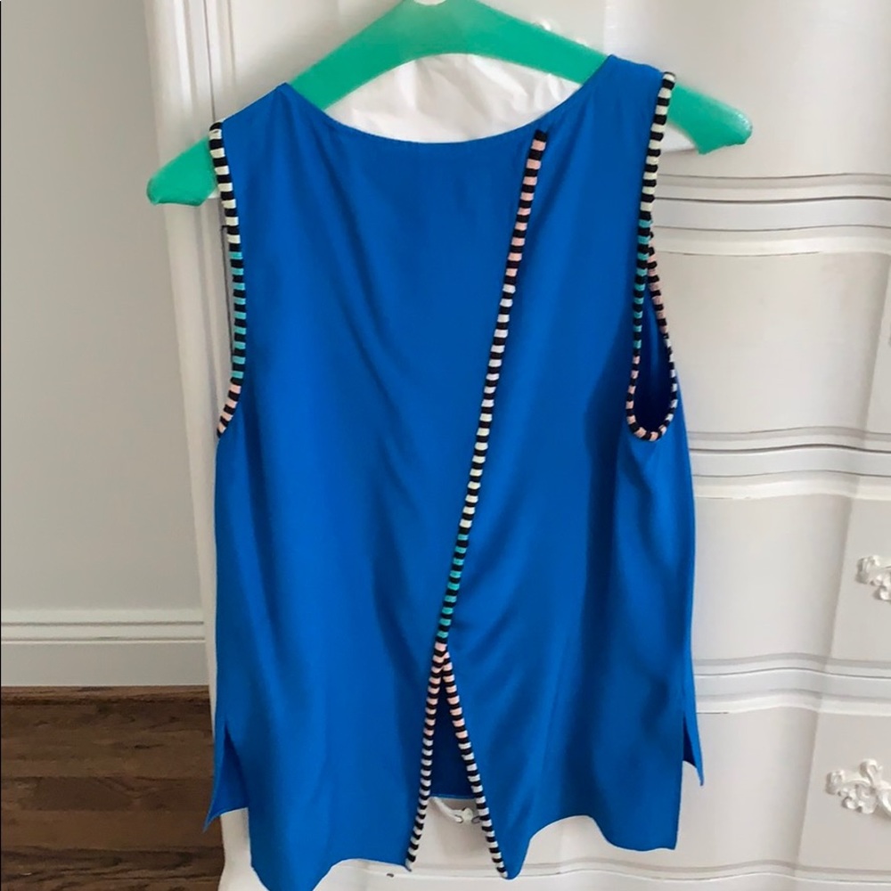 Parker slit back blouse